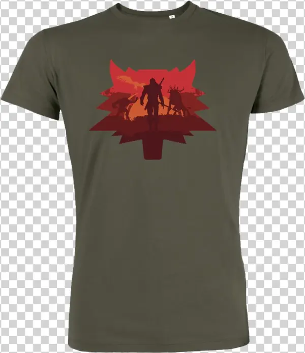 Alundrart White Wolf T Shirt Stanley T Shirt Khaki