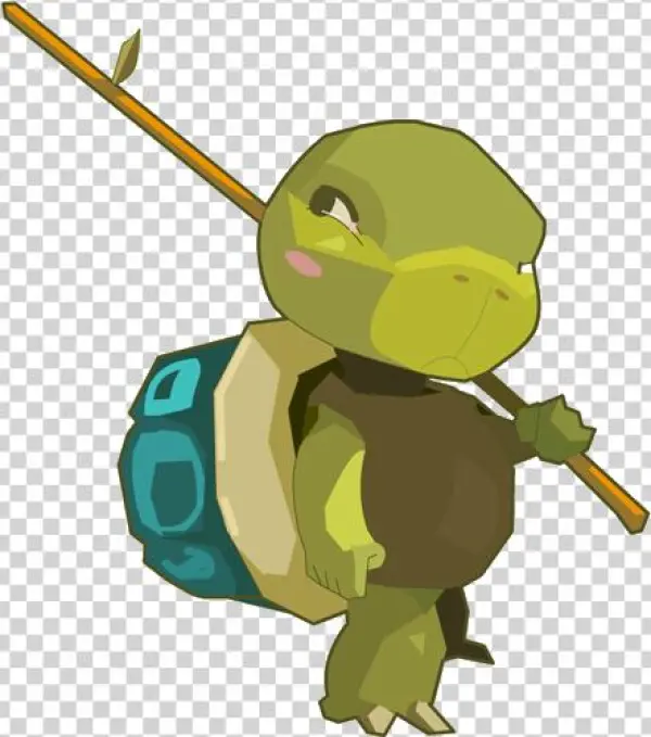 Blue Turtle - Cartoon