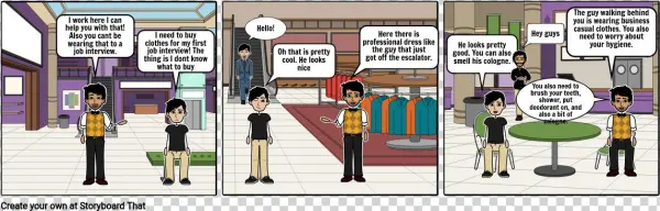Business Dress - Cartoon