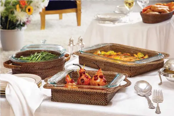 More Views - Rattan Serveware