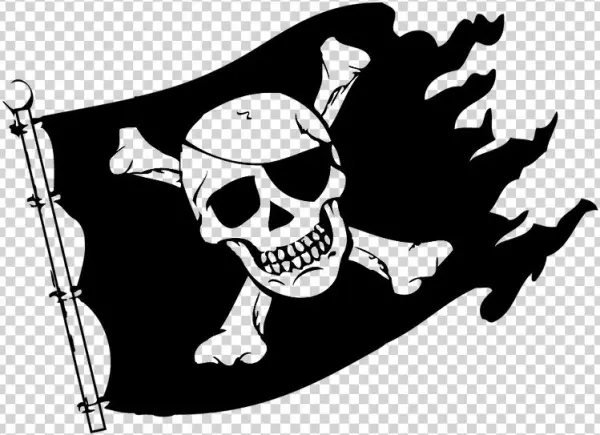 Pirateflag - Illustration