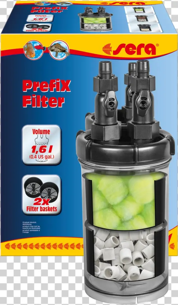 4001942450843 45084 Int Sera Prefix Filter - Sera Siporax Pond 25 Mm 10 L, 4.4 Lb. Aquarium Filter