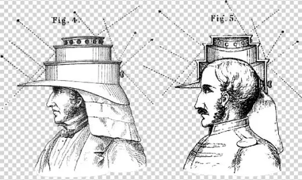 Afdb Jeffreys Helmet 1862 45 - Sketch