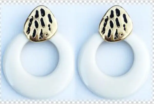 Caravana Círculo Resina Blanco - White