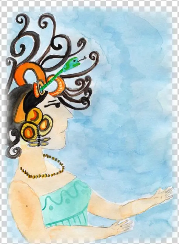 Diosa Luna Xcaret031 - Illustration