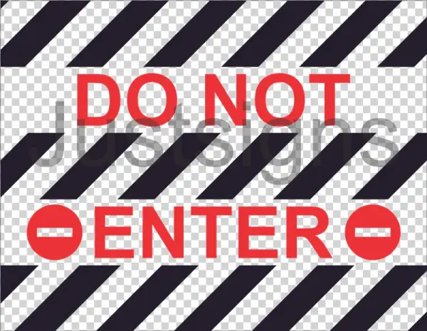 Do Not Enter Png