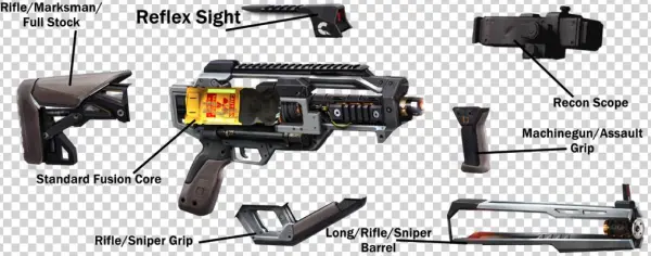 Fallout - Ae4 - Mockup - - - - Part - Firearm