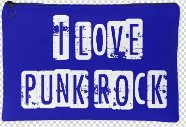 I Love Punk Rock Accessory Pouch - You Rock My World - For Iphone Samsung Galaxy S5 Slim