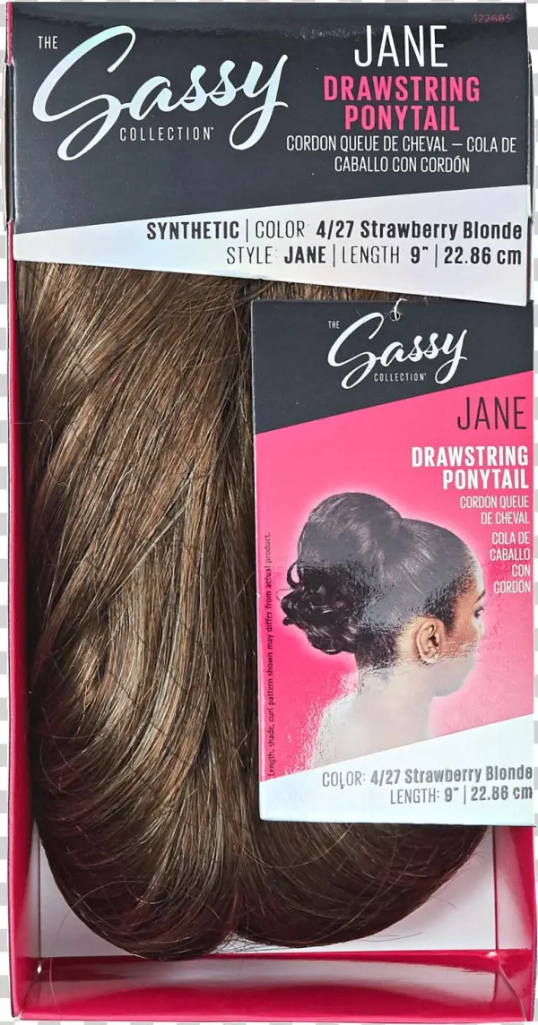 Jane Brown Strawberry Blonde 9 Inch Drawstring Ponytail