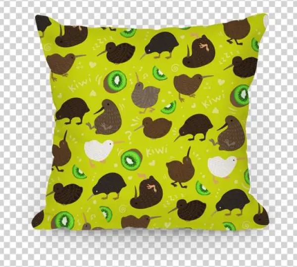 Kiwi Pattern Pillow - Kiwi Pattern Tote Bag: Funny Tote Bag Wi, Kiwi Patterns,