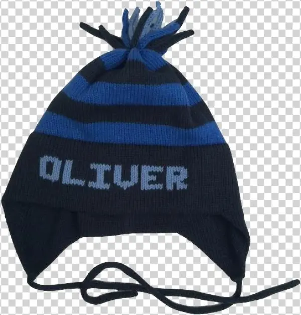Personalized Monogrammed Knit Earflap Hat