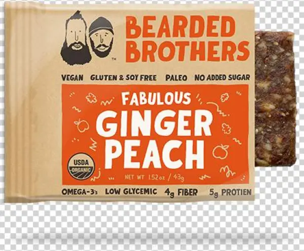 Tastebud Guarantee - Bearded Brothers - Energy Bar Fabulous Ginger Peach