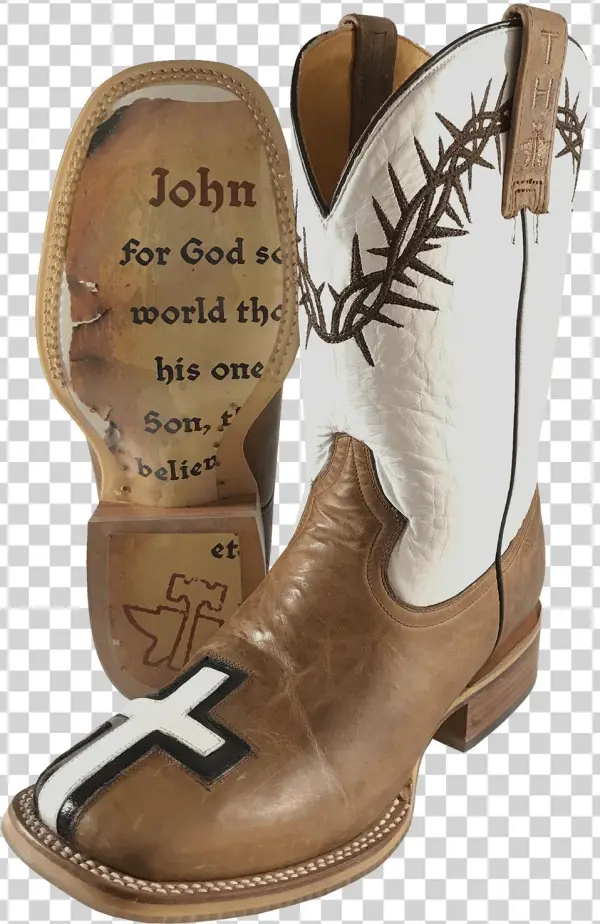 Tin Haul Men's Between Two Thieves John 3:16 Cowboy