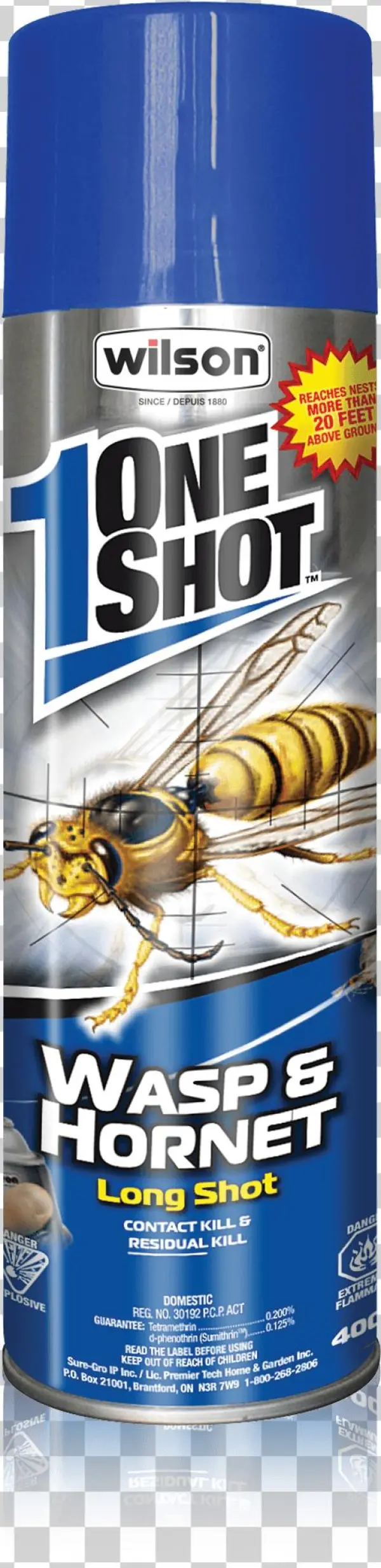Wilson Home Pest Control 7306500 Oneshot 400g Wasp