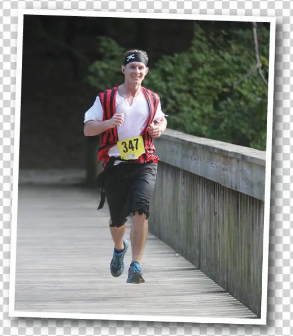 10k Runner On The Noland Trail - Festival