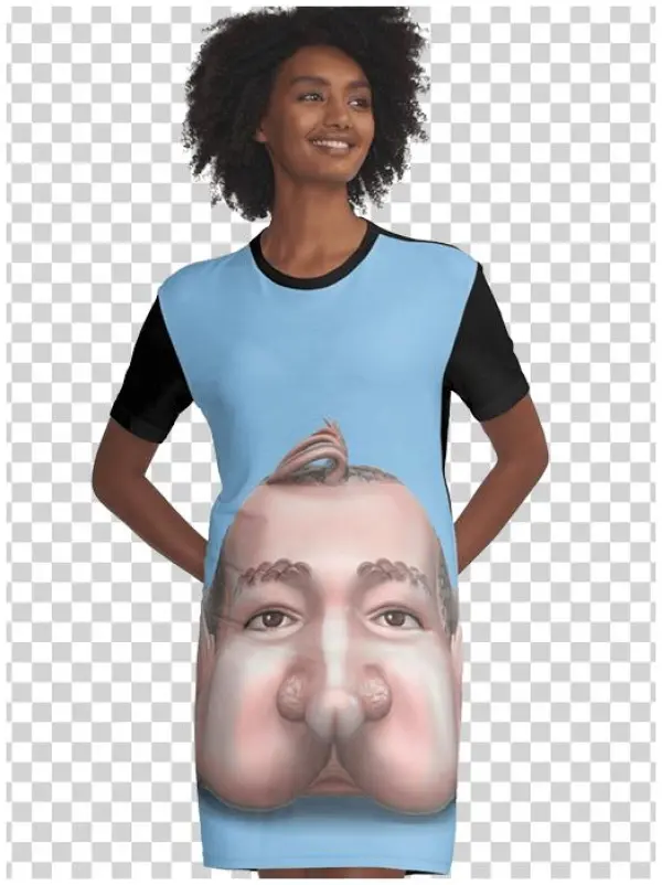 Blobfish T-dress