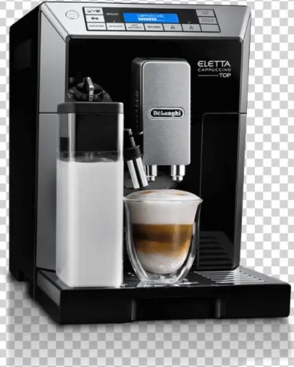 Eletta - Ecam 45 - 760 - B - Delonghi Eletta Black Cappuccino Top Digital Super