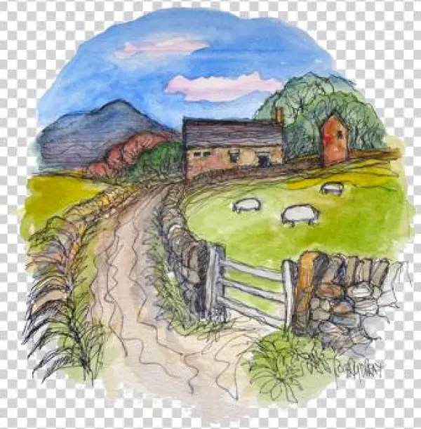 Quickie Sketch By Roger Murray - Rainow