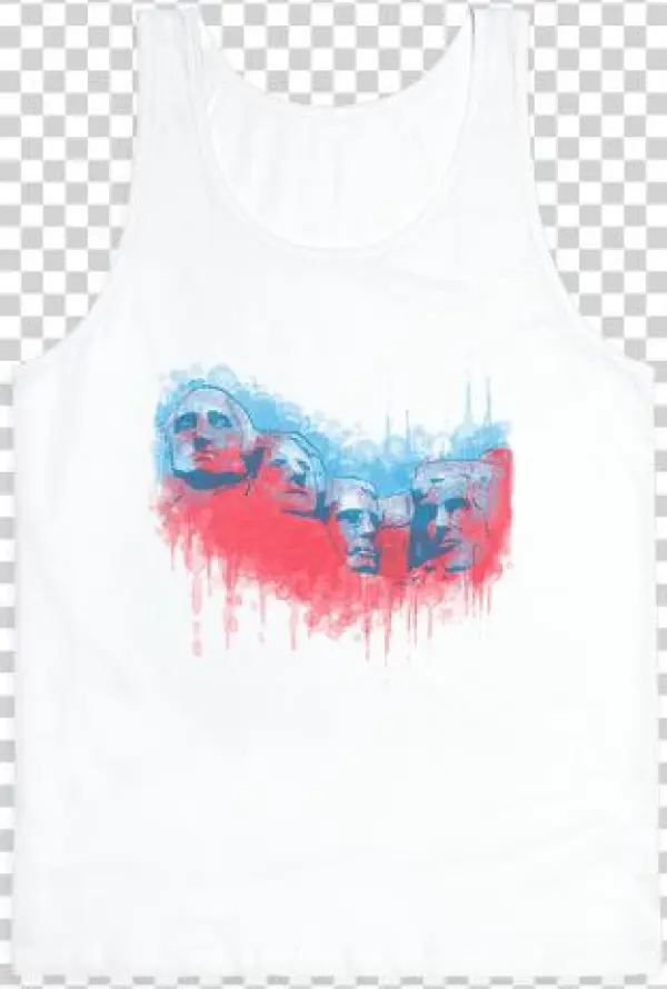 Watercolor Rushmore Tank Top - Watercolor Rushmore Iphone Case: Funny Iphone Case