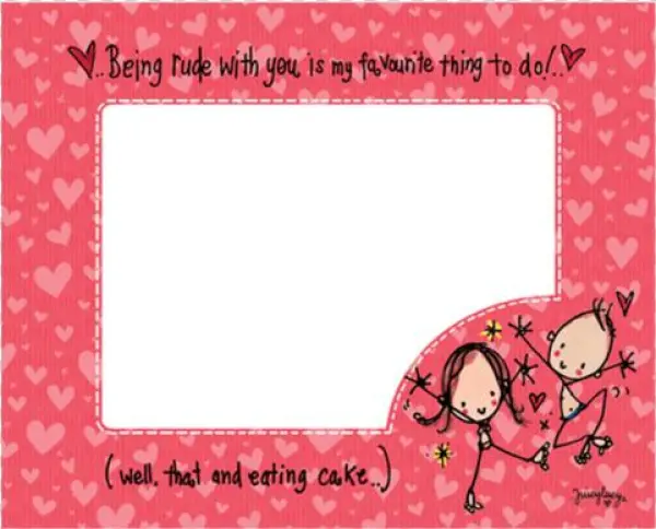 Being Rude With You Is My Favourite Thing To Do - Cartoon