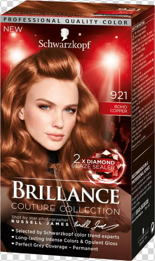 Brillance Com Couture Collection 921 Boho Copper - Schwarzkopf Brillance