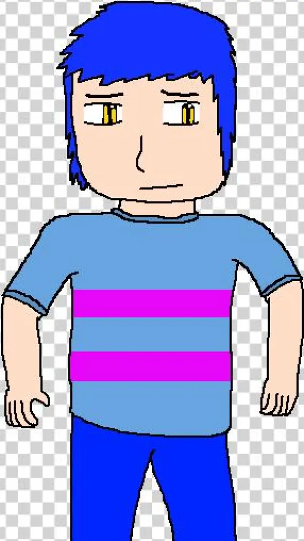 Colin As Frisk - Cartoon