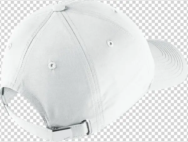 Embroidered White Cap