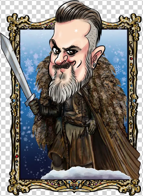 Game Of Thrones Themed Digital Caricatures With Transparent
