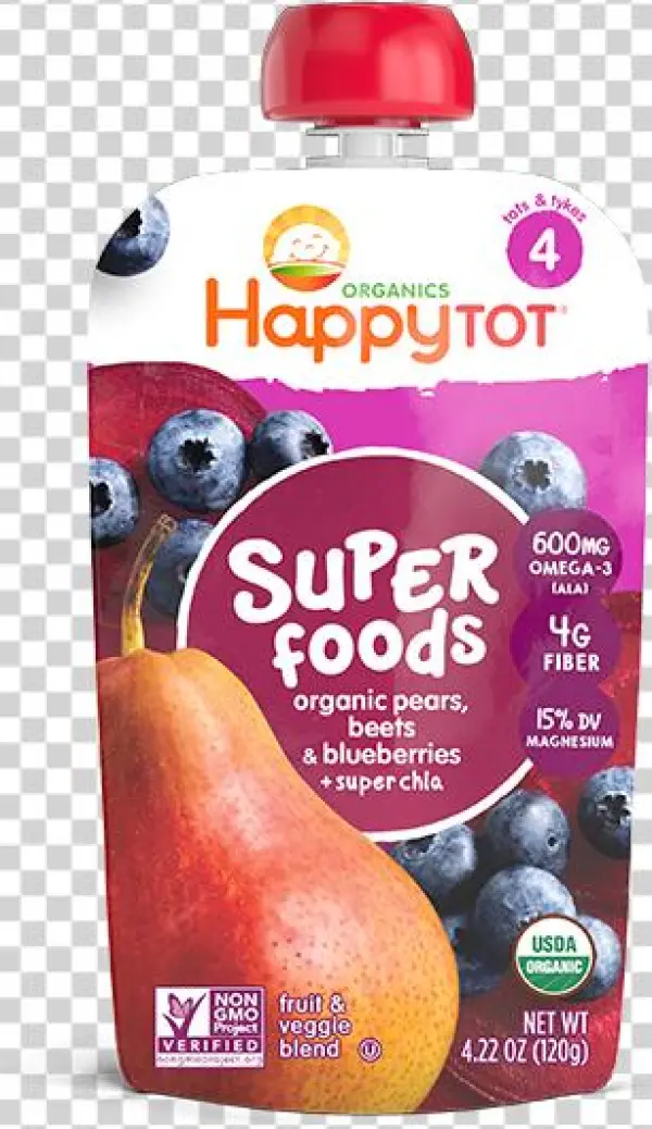 Happy Family Happy Tot Superfoods - Green Bean, Pear