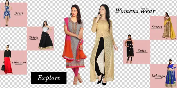 Home-women - Ashi Collections (pack 2) Ashi Indian Red Net Party