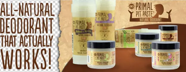 Pit Paste Products - Primal Pit Paste Natural Deodorant, Aluminum Free,