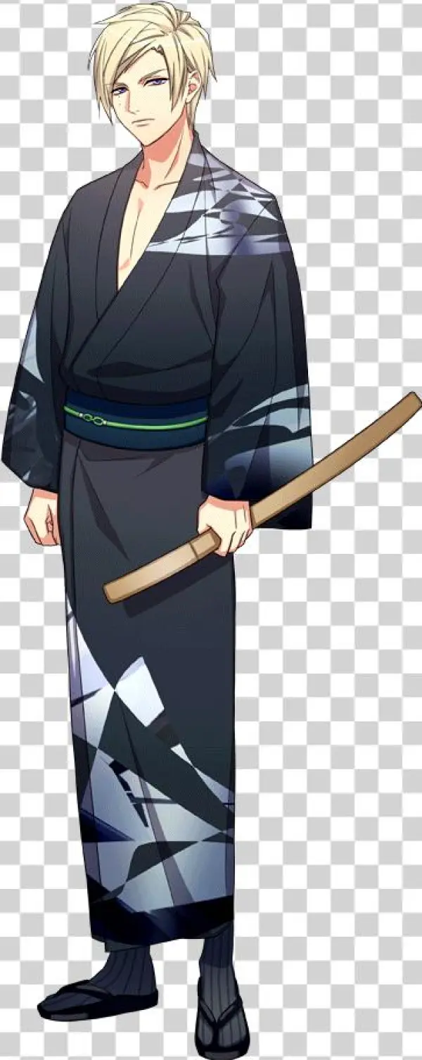 Sakyo Tales Of Chivalry- Ginji The Wanderer Fullbody - Cartoon