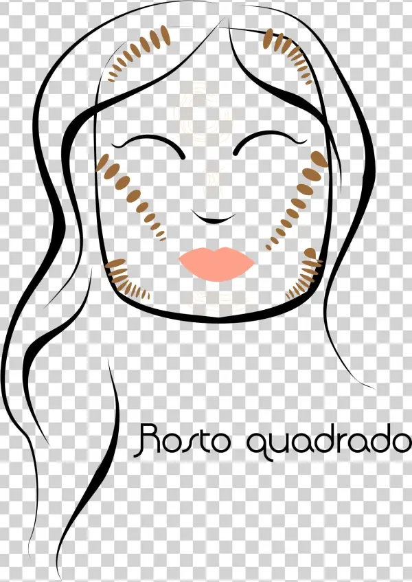 5 Rosto Quadrado