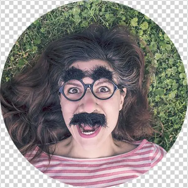 6x4 Party Photo Cardboard Easel Frames - I Mustache