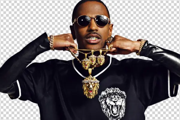 Big Sean Hq - Mens Iced Out Big Sean Loin Face Pendant 4mm 36" Franco