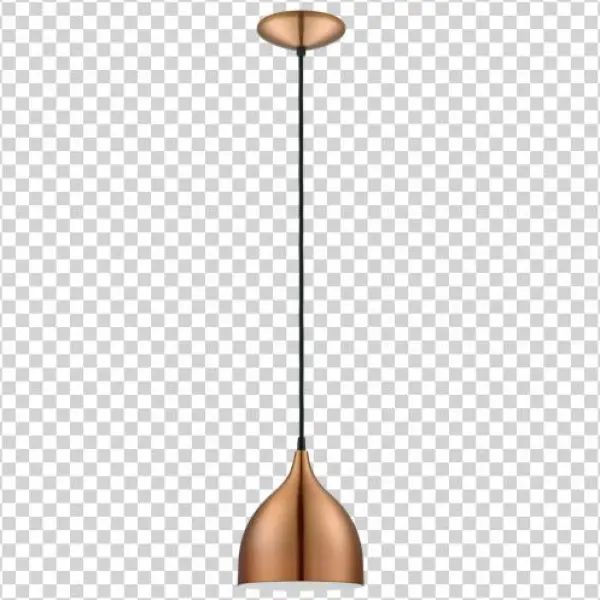 Eglo Coretto Bell 1 Light White Steel Pendant Lights - Eglo 94743