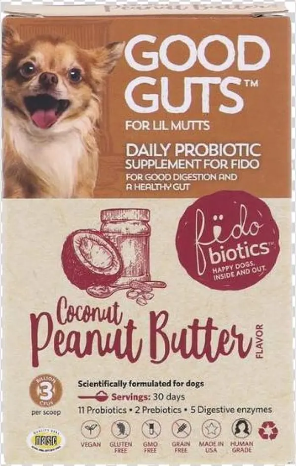 Next - Fidobiotics - Good Guts For Lil Mutts Dog Probiotic