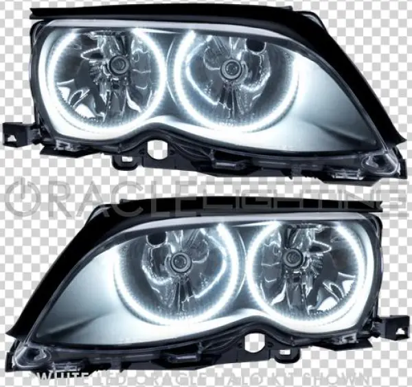 Oracle Lighting Black Headlights With White Plasma