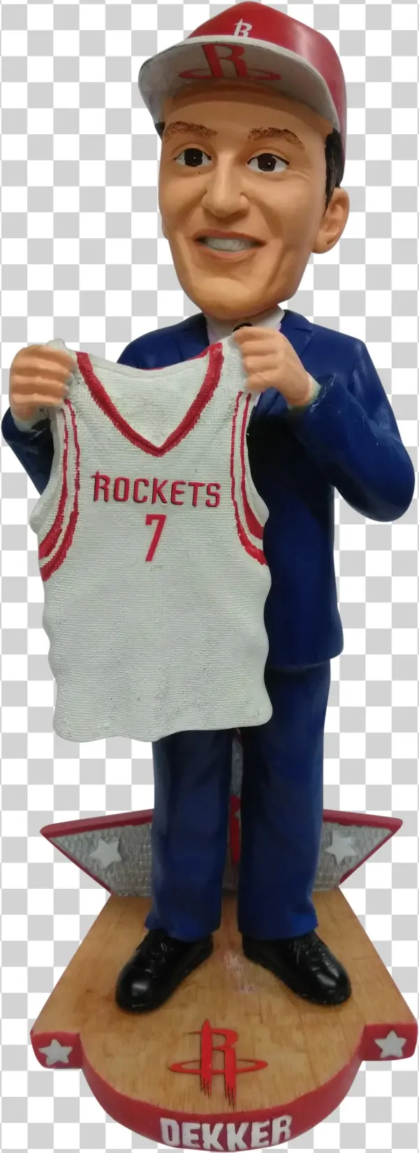 Sam Dekker Houston Rockets Exclusive Numbered Bobblehead - False Sam Dekker Houston Rockets University Of Wisconsin