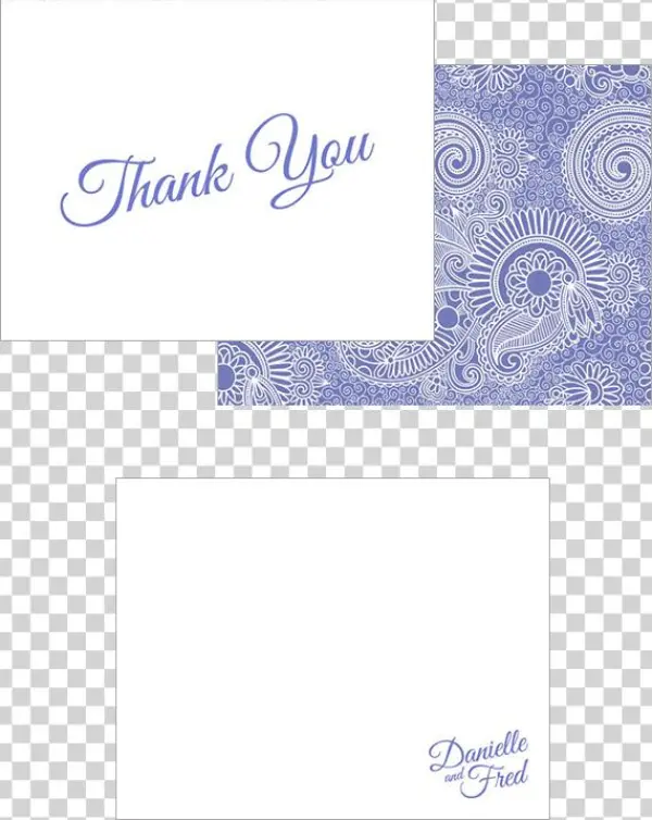 Thankyoucards All - Pregnant Silhouette Santa Baby Shower Thank You Card