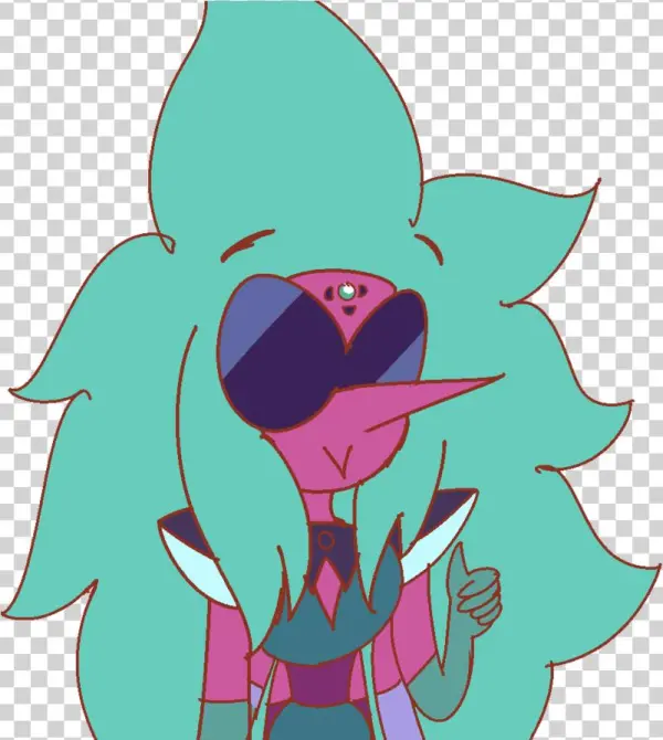Alexandrite Cute Chibi - Digital Art