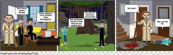 Christian Artemis Fowl - Cartoon