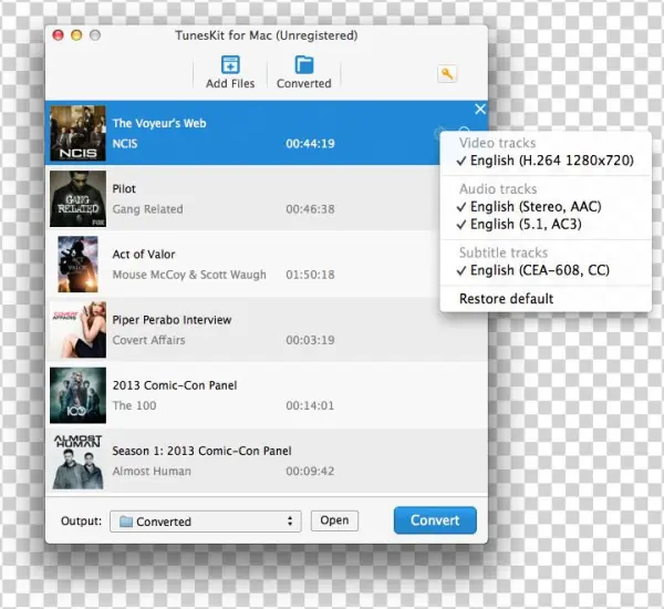 File-list - M4v