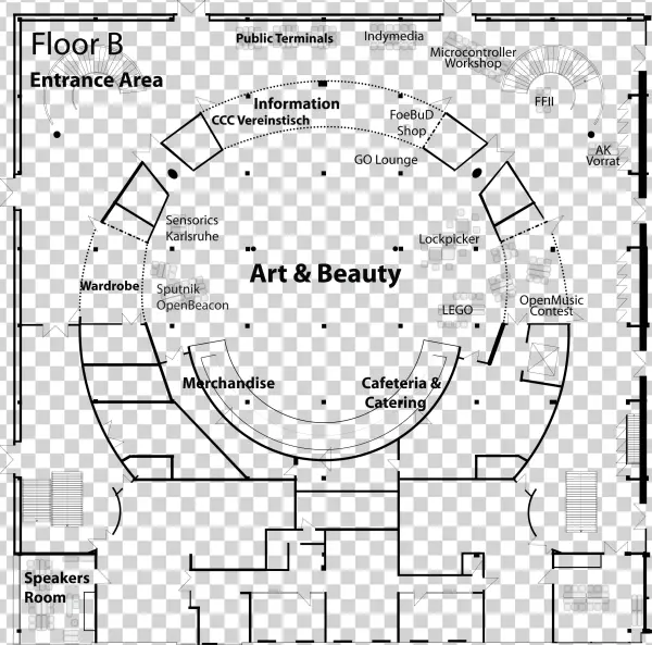 Floor B With Projects - Diagram