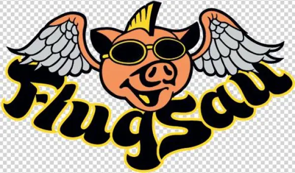 Flugsau Logo With White Frame Png - Flugsau