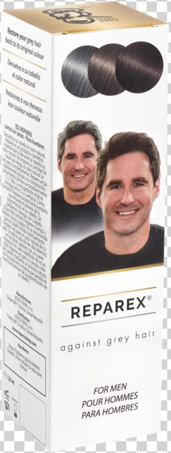 Reparex Against Grey Hair For Man - Gray Hair Treatment Formula For Women - Natural Hair