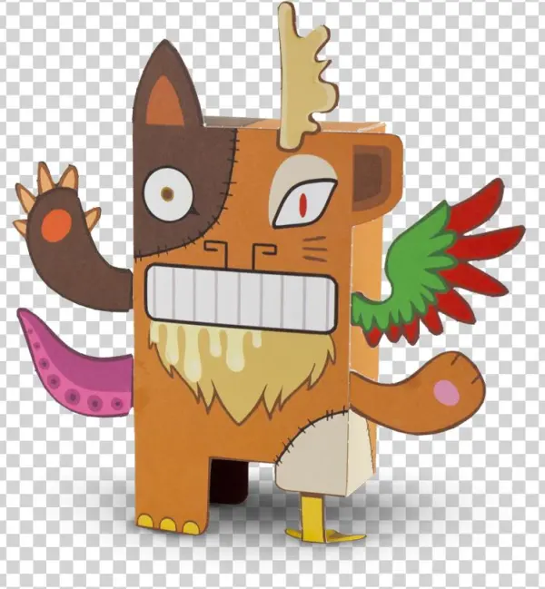 Rick Monster White Circle - Cartoon