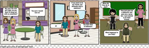Story Mean Girls - Cartoon