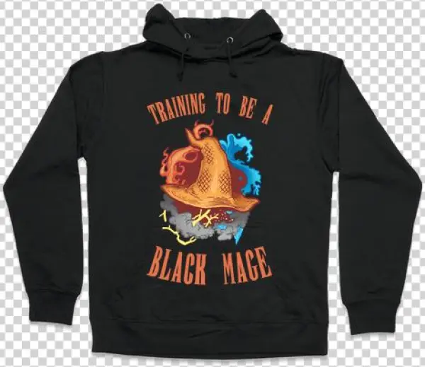 Training To Be A Black Mage Hooded Sweatshirt - Read Books And Be Happy Hoodie: Funny Hoodie From Lookhuman.