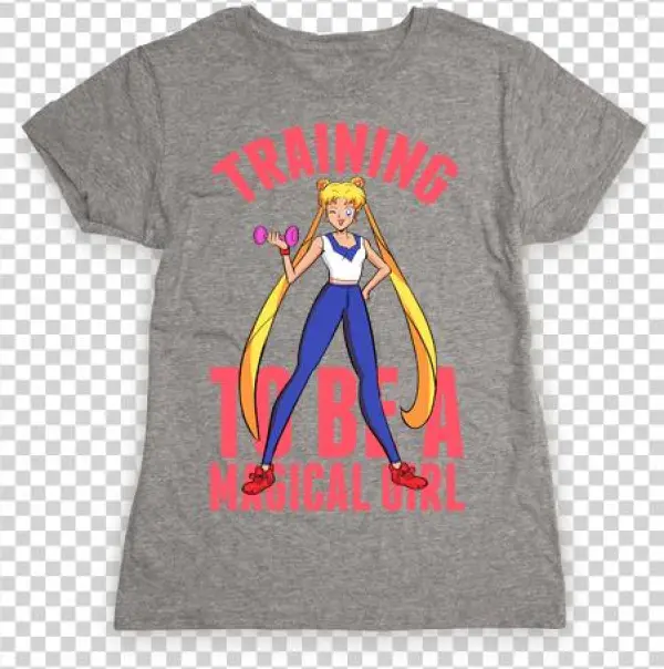 Training To Be A Magical Girl Womens T-shirt - My Lazy Magical Girl Costume T-shirt: Funny T-shirt